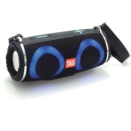 Enceinte Bluetooth Etanche Avec Lumière Rgb Autonomie 10h Son Stéréo 360° Support Fm Noir Yonis