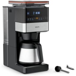 Machine À Café Filtre Krups Comptoir Black, Stainless Steel Coffee Beans 15 Tasses
