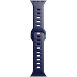 Bracelet En Silicone Bleu Océan Pour Apple Watch 3mk 38/40/41mm