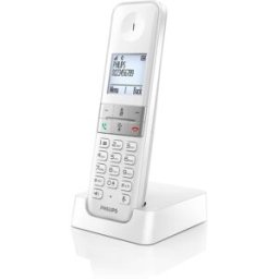 Philips D4701w/34 Téléphone Téléphone Dect Identification De L'appelant Blanc