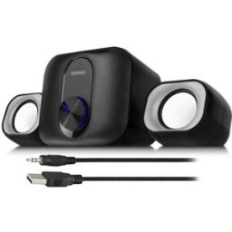 Eminent Em3515 Set D'enceintes 11 W Pc/ordinateur Portable Noir 2.1 Canaux 3 W