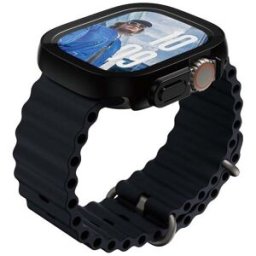 Panzerglass ® Case Squad Full Body Slim Black Apple Watch Ultra 3 Ultra 2 Ultra 49mm Protection D'écran Transpare