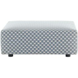 Kartell - Pouf d'extérieur Plastics - Bleu - Tissu outdoor - Designer Piero Lissoni