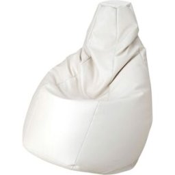Zanotta - Pouf d'extérieur Sacco - Blanc - Tissu Outdoor VIP - Designer Piero de Gatti