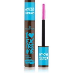 essence I LOVE EXTREME crazy volume mascara waterproof cils volumisés teinte 01 Cozy Brown 12 ml