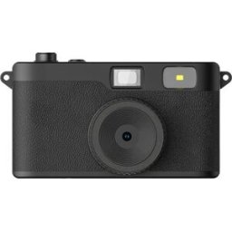 INF Appareil photo numérique rétro avec carte mémoire 32G - 13MP, viseur et flash, plusieurs couleurs, longue veille Le noir
