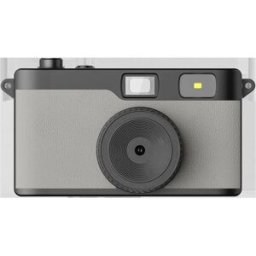 INF Appareil photo numérique rétro avec carte mémoire 32G - 13MP, viseur et flash, plusieurs couleurs, longue veille Gris