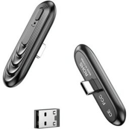 INF Émetteur audio Type-C Bluetooth 5.0 - Double canal, portée 10m, mode veille, plug-and-play