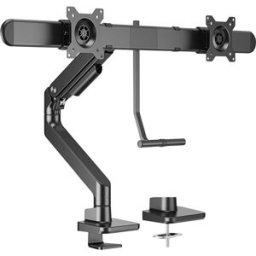 My Wall HL59L Support de table pour écran 2 Écran(s) 43,2 cm (17) - 81,3 cm (32) noir inclinable, rotatif, réglable en hauteur