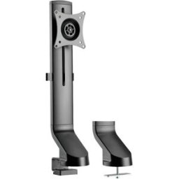 LogiLink BP0161 Support de table pour écran 1 Écran(s) noir rotatif, réglable en hauteur, inclinable, mobile