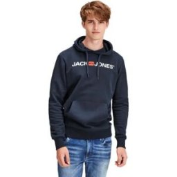 Jack & Jones Sweat à Capuche Logo Navy Blazer XL Homme