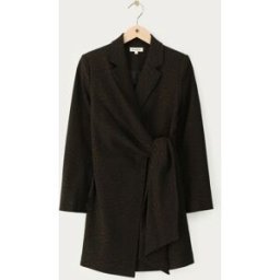 Robe blazer léopard vert foncé My Jewellery Vert foncé S femme