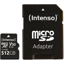 Intenso Carte Sd C10 512gb Black One Size unisex