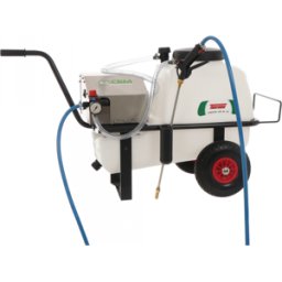 AgriEuro TOP-LINE Groupe moto-pompe à batterie de pulvérisation Comet CBM 1200 HP sur chariot avec réservoir de 55 lt