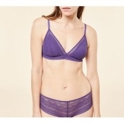 Etam - Soutien-gorge sans armatures pad amovible n°8 Sublime We Care violet 90 F