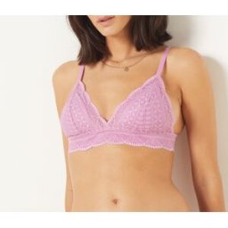 Etam - Soutien-gorge sans armatures pad amovible n°8 Idole parme 90 C