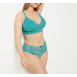 Etam - Soutien-gorge sans armatures pad amovible n°8 Success turquoise T.90E