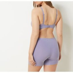 Etam - Soutien-gorge sans armatures pad amovible n°8 Coton 360 Violet XL