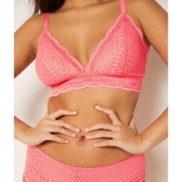 Etam - Soutien-gorge sans armatures pad amovible n°8 Idole rose bonbon 94 A