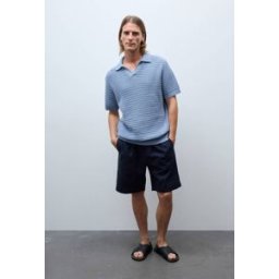 MONOPRIX Bermuda taille élastiquée en coton 40