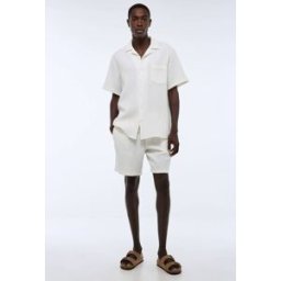 MONOPRIX Short gaufré en coton BIO GOTS 42