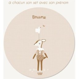 Charlie et Suzie Set de table Faon personnalisable