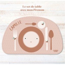 Charlie et Suzie Set de table Paloma personnalisable