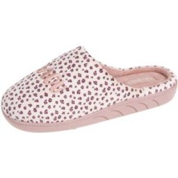 Isotoner - Chaussons Mules Junior Rose Léopard léopard 35 Fille