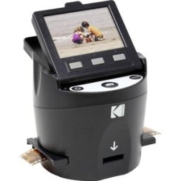 Scanner de films Kodak SCANZA Digital Film Scanner lecteur de transparents, écran intégré, numérisation sans ordinateur, sortie TV, films rouleau Super 8