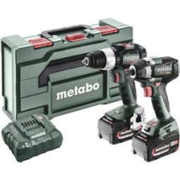 Perceuse-visseuse sans fil, Clé à chocs sans fil Metabo BSLBL+SSWLT300BL 685203000 18 V 5.2 Ah Li-Ion + batterie, + chargeur