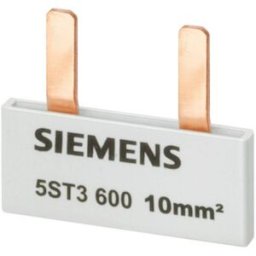Siemens 5ST3600 Rail de collecte de broches, raccord 10mm2 : 2x 1-phase résistant au contact Peigne à broches 10 pc(s)