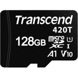 Transcend TS128GUSD420T Carte microSD industriel 128 GB Class 10 UHS-I