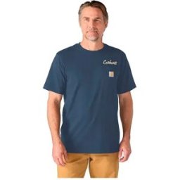 Carhartt T-shirt à Manches Courtes Irvine Relaxed Hard Work Superstorm XL Homme