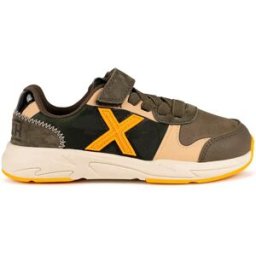 Munich Baskets Mini Track 2.0 02 Khaki EU 35 Garçon,Fille