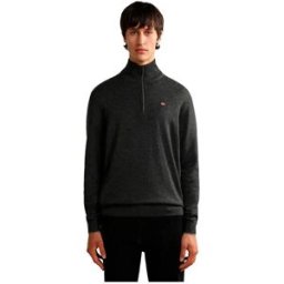 Napapijri Pull à Demi-zip Damavand 4 Dark Grey Melange 3XL Homme