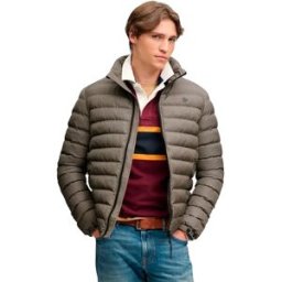 Superdry Veste Fuji Estate Padded Brown Heritage Check M Homme