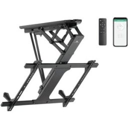 Maclean Support Tv Mc-880t 32-70´´ 35kg Electric Ceiling Mount Black / Silver One Size unisex