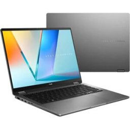 Asus Sistemas Ordinateur Portable Vivobook 14 Flip Tp3407sa-sg146w 14.0´´ Intel Core Ultra 5/16gb/512gb Ssd/intel Arc Matte Grey One Size unisex