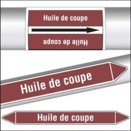 Marqueurs de tuyauterie CLP Huile de coupe