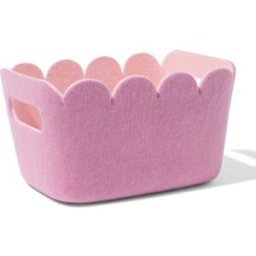 HEMA Panier En Feutre 20x12 Cm Violet