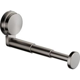 INF Support télescopique à ventouse - Porte-vêtements amélioré en ABS, sans perçage, rangement extensible gain de place Gris