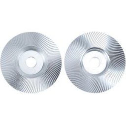 INF Ensemble de disques de ponçage - Lames en acier au carbone + disques lamellaires alliage pour meuleuse d'angle, façonnage Argent