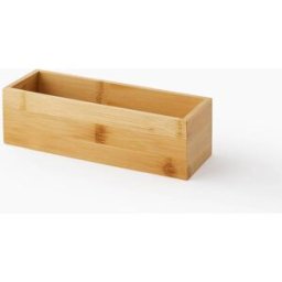 Monoprix Maison Organisateur long en bambou, L22xD7,5xH6,5cm Unique
