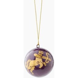 MONOPRIX CREATEURS Boule de noël en papier mâché recyclé, diamètre 7cm, Vincent Darré x Monoprix Unique