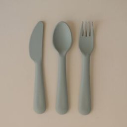 Mushie Set de couverts Sage