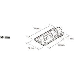 Cofan Broche De Base 50 Mm 30 Unités Black One Size