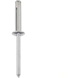 Cofan Rivet Aluminium Trébol 4x13 Mm 500 Unités Grey One Size