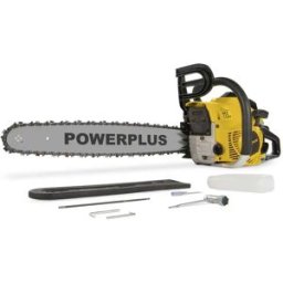 Powerplus Tronçonneuse à Essence Powxg10231 50.4cc 500 Mm Black / Yellow One Size