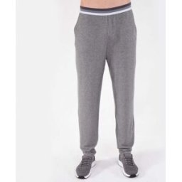 Isotoner - Pantalon élastique Homme Gris gris chiné S Homme
