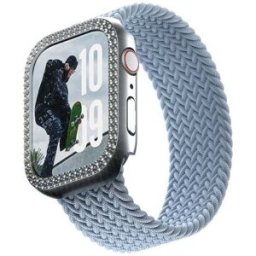 Panzerglass Safe. By ® Bling Bumper Silver Apple Watch Series 11 10 42mm Coque De Protection Pour Téléphones Portab
